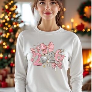 New Year’s 2026 T-shirt Sparkle into the future! Class 2026 New white XXL 2X 3XL